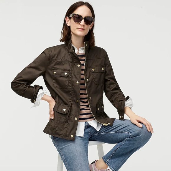 JCrew Boyfriend Fit Downtown Field Jacket, sz M - Picture 4 of 4
